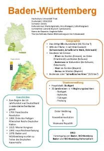 BadenWrttemberg Hochschule Universitt Triest Studienjahr 20192020 Semester Zweite