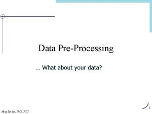 Data pretreatment