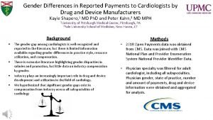 Gender Differences in Reported Payments to Cardiologists by