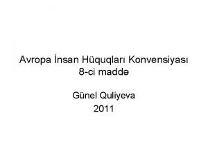 Gunel quliyeva