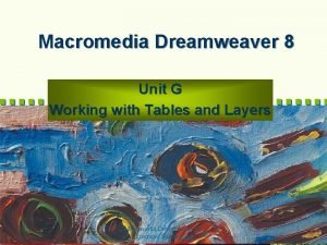 Macromedia dreamweaver 8