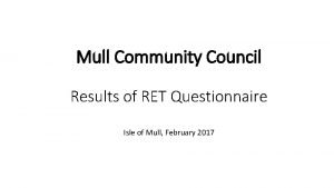 Mull community council