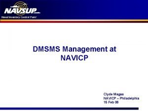 Dmsms management plan