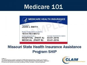 Missouri state health insurance assistance program