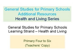 Primary 5 general studies worksheet