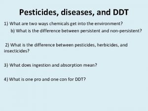 Example of pesticides