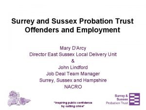 Surrey east probation