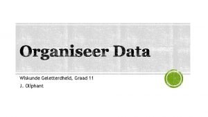 Wiskunde Geletterdheid Graad 11 J Oliphant Om data