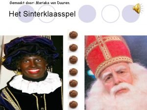 Het sinterklaasspel