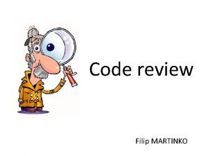 Code review Filip MARTINKO Defincia Code review posudok