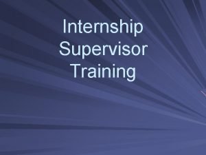 Introduce yourself internship