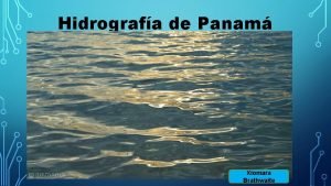 Ríos de la vertiente del pacífico de panamá