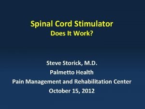 Boston scientific spinal cord stimulator