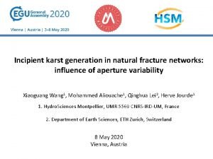 Incipient karst generation in natural fracture networks influence
