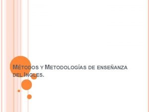 Mtodos