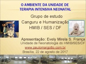 O AMBIENTE DA UNIDADE DE TERAPIA INTENSIVA NEONATAL