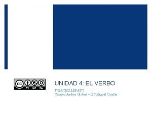 Perifrasis verbo conjugado y no personal