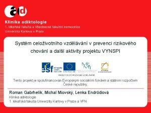 Systm celoivotnho vzdlvn v prevenci rizikovho chovn a