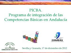 PICBA Programa de integracin de las Competencias Bsicas