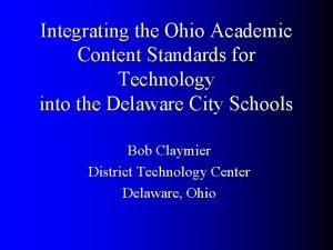 Ohio technology standards