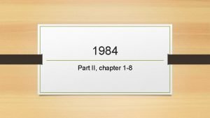 1984 chapter 1 part 2
