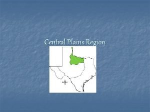 North central plains subregions