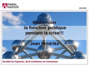 22022021 Moderniser la fonction publique pendant la crise