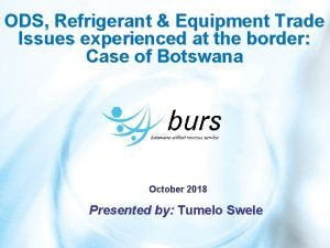 Refrigeration parts botswana