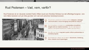 Rud pedersen Rud pedersen