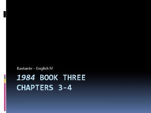 1984 book 2 chapter 4