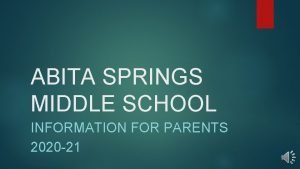 Abita springs middle school