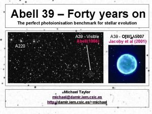 Abell 39 Forty years on The perfect photoionisation