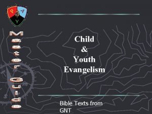 Child Youth Evangelism Bible Texts from GNT Child