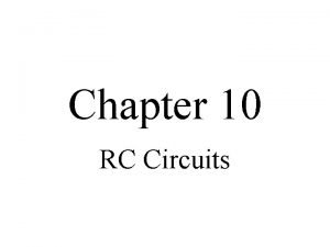 Rc lag circuit