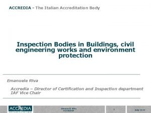 Italian accreditation body