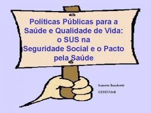 1 Polticas Pblicas para a Sade e Qualidade