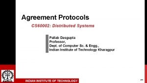 Agreement protocol in distributed system