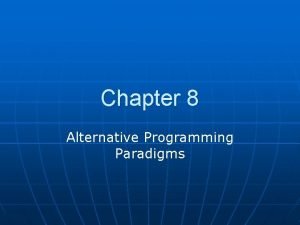 Alternative programming languages