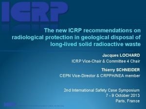 The new ICRP recommendations on radiological protection in