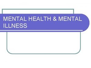 Axis 1-5 mental health