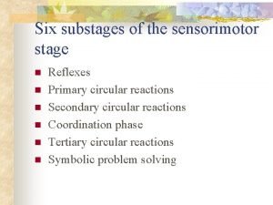 Substages of sensorimotor