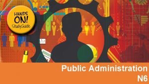 Generic functions of public administration