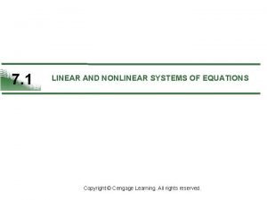 Nonlinear systems of equations worksheet