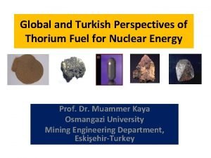 Thorium turkey