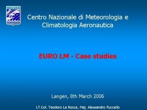 Centro Nazionale di Meteorologia e Climatologia Aeronautica EURO