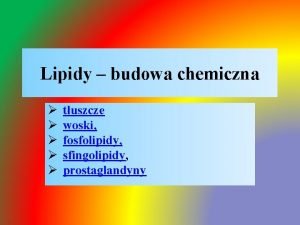 Woski budowa chemiczna