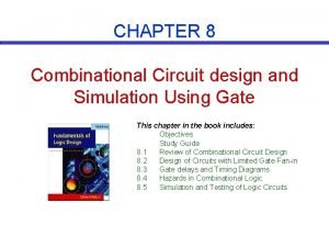 Combinational circuit design