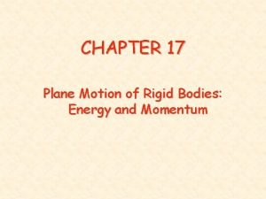 Principle of work and energy for rigid body