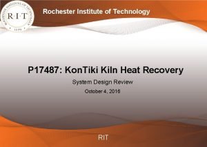 Rochester Institute of Technology P 17487 Kon Tiki