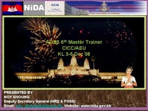 Master trainer 45 Master trainer 45